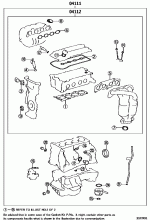 ENGINE OVERHAUL GASKET KIT 1